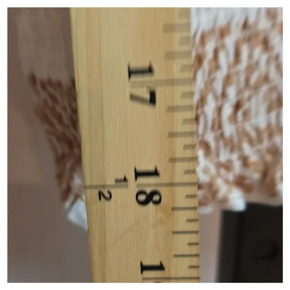 Surf Gypsy Island Tribal Top‎ M Caramel White Boho Peasant Blouse Crochet Beach - Picture 5 of 11